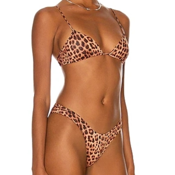 Monica Hansen Leopard Print Bikini - Picture 4 of 15